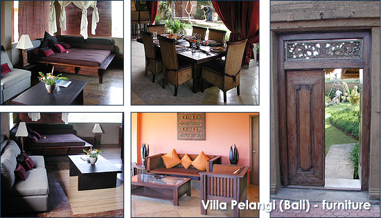 Villa Pelangi (Bali), furniture